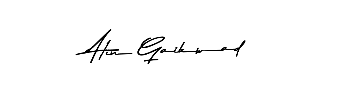 Make a beautiful signature design for name Atin Gaikwad. Use this online signature maker to create a handwritten signature for free. Atin Gaikwad signature style 9 images and pictures png