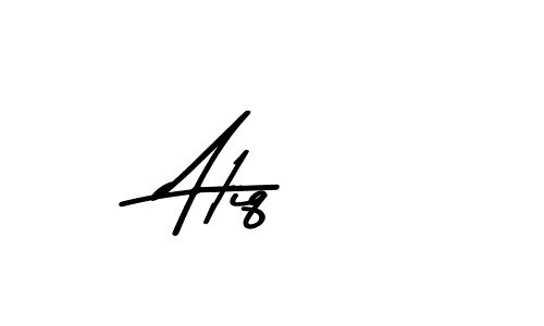 The best way (Asem Kandis PERSONAL USE) to make a short signature is to pick only two or three words in your name. The name Atiq  include a total of six letters. For converting this name. Atiq  signature style 9 images and pictures png