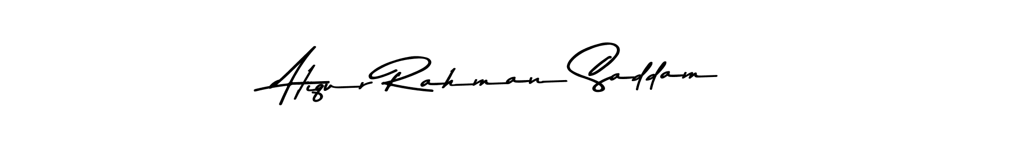 How to make Atiqur Rahman Saddam signature? Asem Kandis PERSONAL USE is a professional autograph style. Create handwritten signature for Atiqur Rahman Saddam name. Atiqur Rahman Saddam signature style 9 images and pictures png