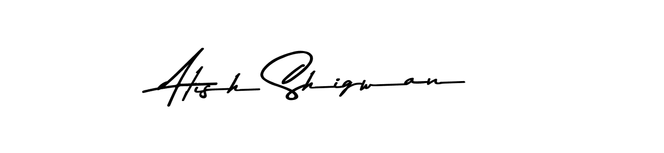 Use a signature maker to create a handwritten signature online. With this signature software, you can design (Asem Kandis PERSONAL USE) your own signature for name Atish Shigwan. Atish Shigwan signature style 9 images and pictures png