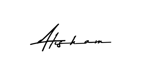 Use a signature maker to create a handwritten signature online. With this signature software, you can design (Asem Kandis PERSONAL USE) your own signature for name Atisham. Atisham signature style 9 images and pictures png