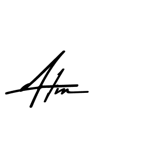 You should practise on your own different ways (Asem Kandis PERSONAL USE) to write your name (Atm) in signature. don't let someone else do it for you. Atm signature style 9 images and pictures png