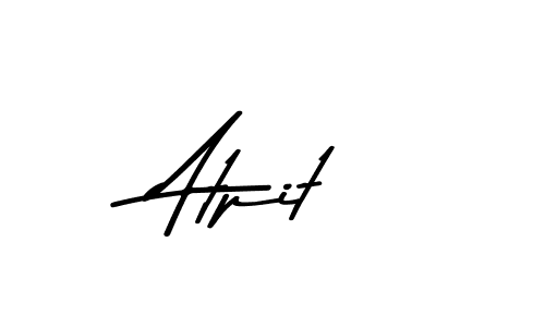 Make a beautiful signature design for name Atpit. With this signature (Asem Kandis PERSONAL USE) style, you can create a handwritten signature for free. Atpit signature style 9 images and pictures png