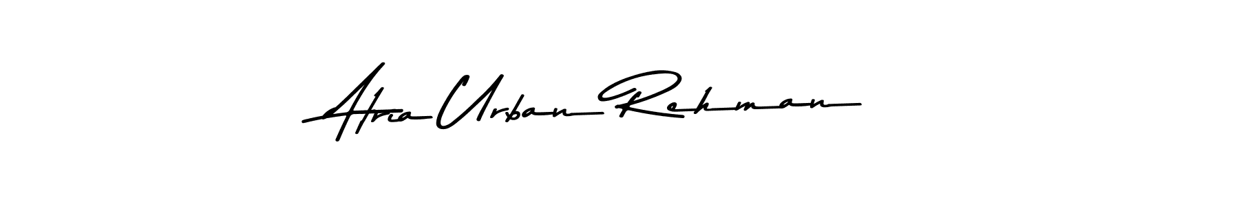 Also You can easily find your signature by using the search form. We will create Atria Urban Rehman name handwritten signature images for you free of cost using Asem Kandis PERSONAL USE sign style. Atria Urban Rehman signature style 9 images and pictures png