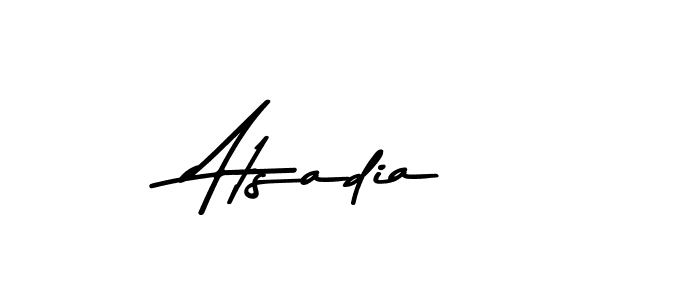 Make a beautiful signature design for name Atsadia. Use this online signature maker to create a handwritten signature for free. Atsadia signature style 9 images and pictures png