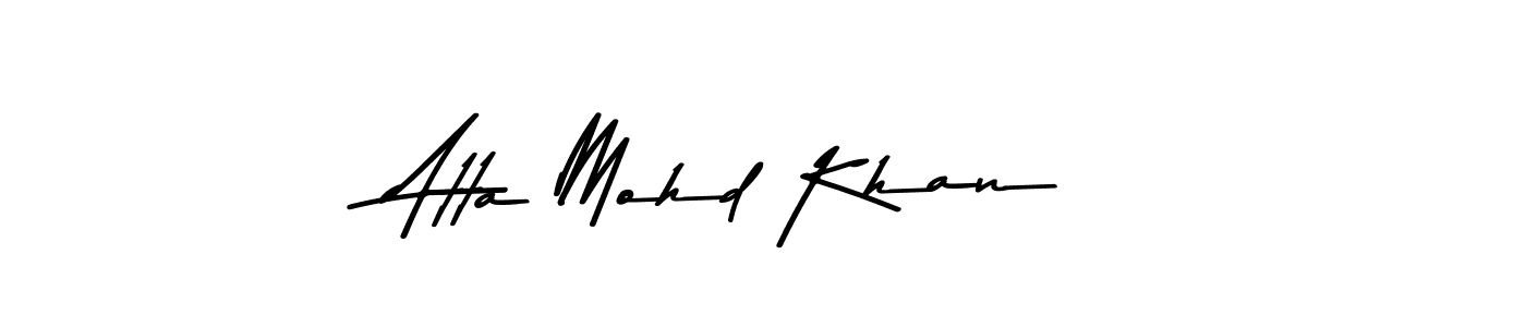 Similarly Asem Kandis PERSONAL USE is the best handwritten signature design. Signature creator online .You can use it as an online autograph creator for name Atta Mohd Khan. Atta Mohd Khan signature style 9 images and pictures png