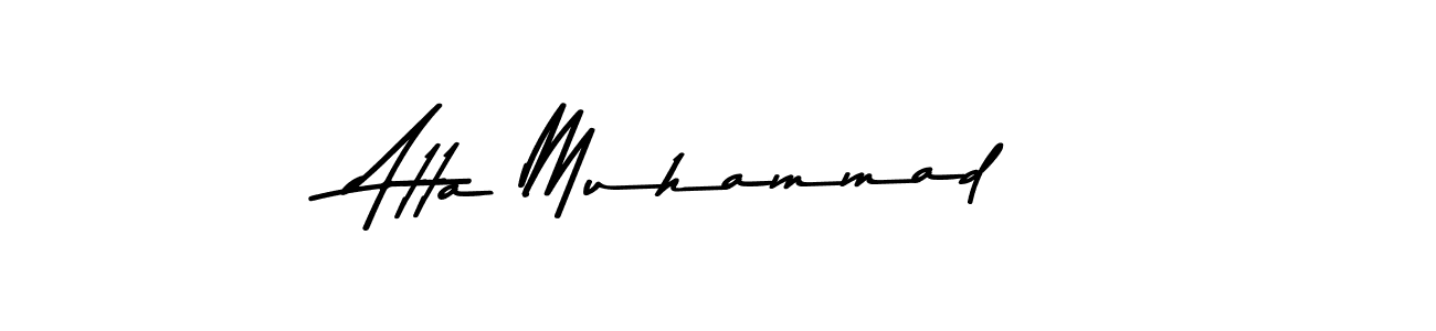 Also You can easily find your signature by using the search form. We will create Atta Muhammad name handwritten signature images for you free of cost using Asem Kandis PERSONAL USE sign style. Atta Muhammad signature style 9 images and pictures png