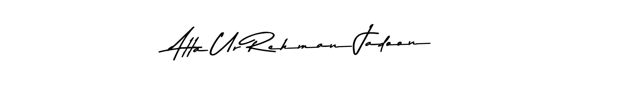 Use a signature maker to create a handwritten signature online. With this signature software, you can design (Asem Kandis PERSONAL USE) your own signature for name Atta Ur Rehman Jadoon. Atta Ur Rehman Jadoon signature style 9 images and pictures png