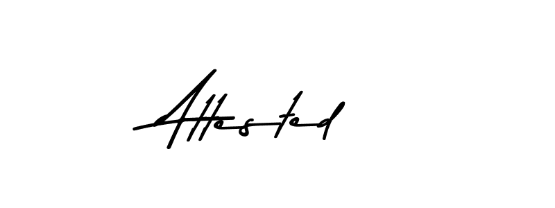Also we have Attested name is the best signature style. Create professional handwritten signature collection using Asem Kandis PERSONAL USE autograph style. Attested signature style 9 images and pictures png