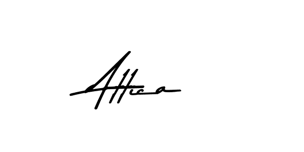 How to make Attica name signature. Use Asem Kandis PERSONAL USE style for creating short signs online. This is the latest handwritten sign. Attica signature style 9 images and pictures png