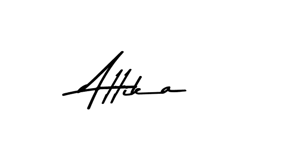 Create a beautiful signature design for name Attika. With this signature (Asem Kandis PERSONAL USE) fonts, you can make a handwritten signature for free. Attika signature style 9 images and pictures png