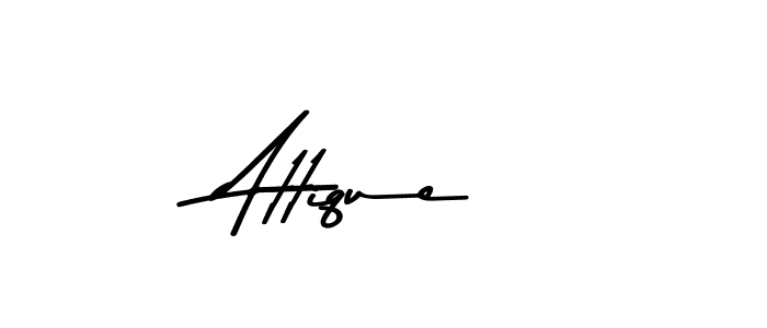 You should practise on your own different ways (Asem Kandis PERSONAL USE) to write your name (Attique) in signature. don't let someone else do it for you. Attique signature style 9 images and pictures png