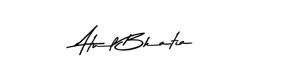 Make a beautiful signature design for name Atul Bhatia. With this signature (Asem Kandis PERSONAL USE) style, you can create a handwritten signature for free. Atul Bhatia signature style 9 images and pictures png