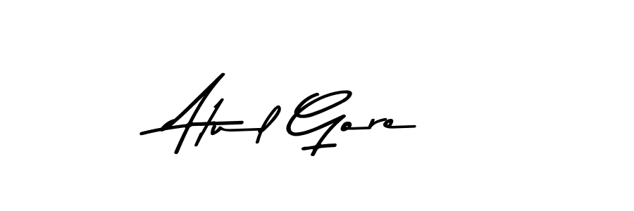 How to make Atul Gore signature? Asem Kandis PERSONAL USE is a professional autograph style. Create handwritten signature for Atul Gore name. Atul Gore signature style 9 images and pictures png