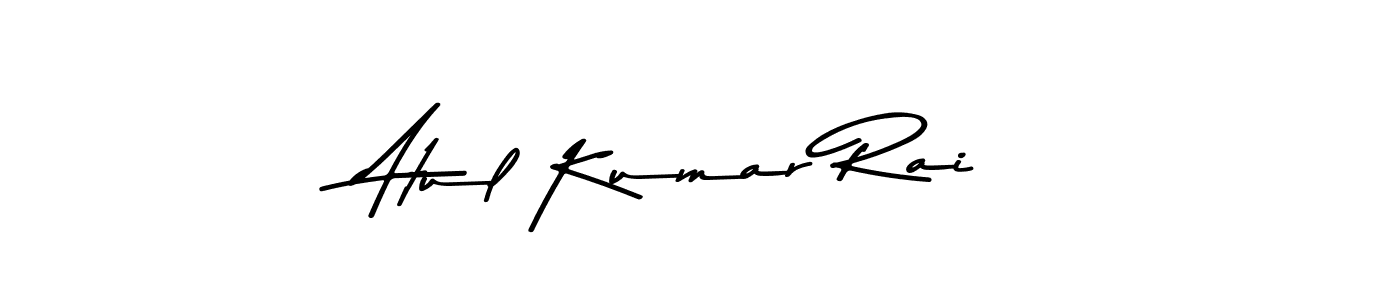 Create a beautiful signature design for name Atul Kumar Rai. With this signature (Asem Kandis PERSONAL USE) fonts, you can make a handwritten signature for free. Atul Kumar Rai signature style 9 images and pictures png
