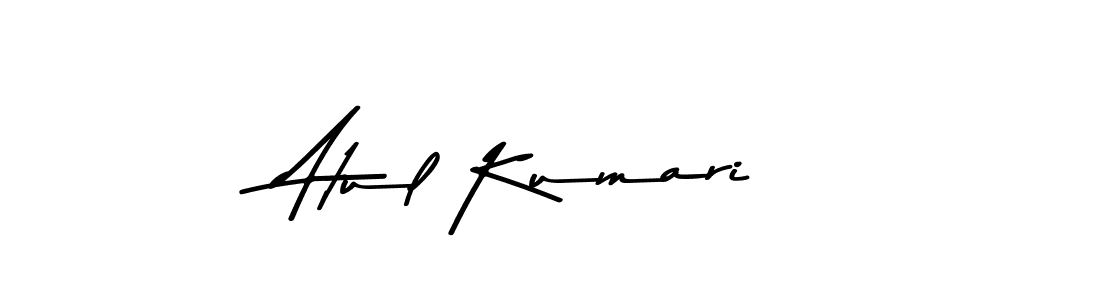 Also You can easily find your signature by using the search form. We will create Atul Kumari name handwritten signature images for you free of cost using Asem Kandis PERSONAL USE sign style. Atul Kumari signature style 9 images and pictures png