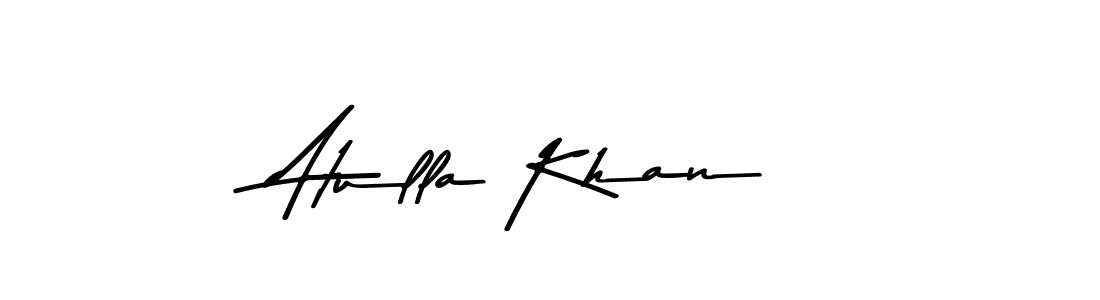 Atulla Khan stylish signature style. Best Handwritten Sign (Asem Kandis PERSONAL USE) for my name. Handwritten Signature Collection Ideas for my name Atulla Khan. Atulla Khan signature style 9 images and pictures png