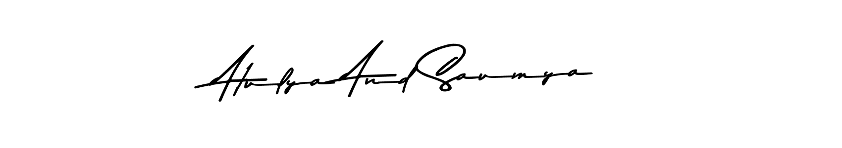 Similarly Asem Kandis PERSONAL USE is the best handwritten signature design. Signature creator online .You can use it as an online autograph creator for name Atulya And Saumya. Atulya And Saumya signature style 9 images and pictures png