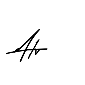 Design your own signature with our free online signature maker. With this signature software, you can create a handwritten (Asem Kandis PERSONAL USE) signature for name Atv. Atv signature style 9 images and pictures png