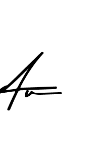 The best way (Asem Kandis PERSONAL USE) to make a short signature is to pick only two or three words in your name. The name Au include a total of six letters. For converting this name. Au signature style 9 images and pictures png