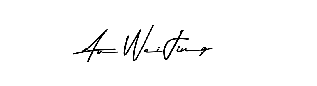 How to make Au Wei Jing name signature. Use Asem Kandis PERSONAL USE style for creating short signs online. This is the latest handwritten sign. Au Wei Jing signature style 9 images and pictures png