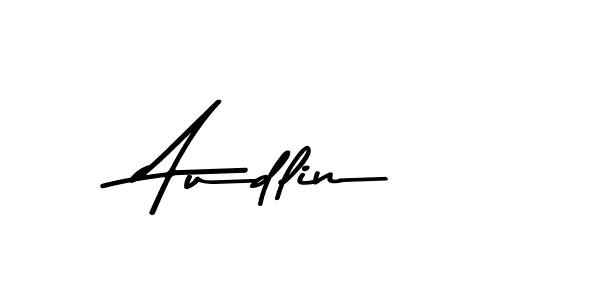 Use a signature maker to create a handwritten signature online. With this signature software, you can design (Asem Kandis PERSONAL USE) your own signature for name Audlin. Audlin signature style 9 images and pictures png