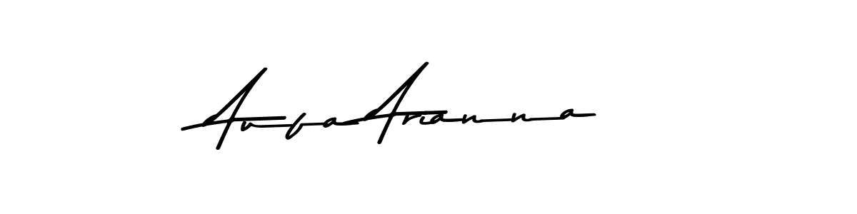 Make a beautiful signature design for name Aufa Arianna. Use this online signature maker to create a handwritten signature for free. Aufa Arianna signature style 9 images and pictures png