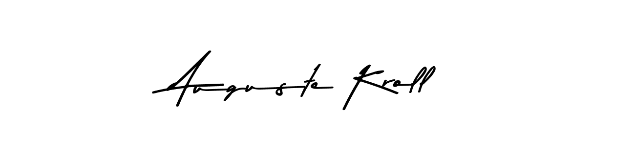 How to make Auguste Kroll signature? Asem Kandis PERSONAL USE is a professional autograph style. Create handwritten signature for Auguste Kroll name. Auguste Kroll signature style 9 images and pictures png