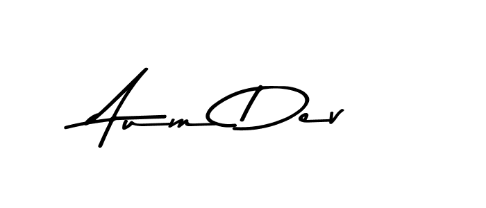 Also we have Aum Dev name is the best signature style. Create professional handwritten signature collection using Asem Kandis PERSONAL USE autograph style. Aum Dev signature style 9 images and pictures png