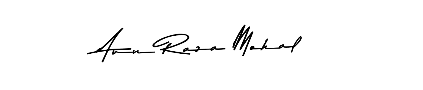 You can use this online signature creator to create a handwritten signature for the name Aun Raza Mohal. This is the best online autograph maker. Aun Raza Mohal signature style 9 images and pictures png