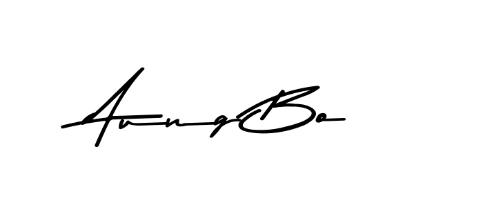 Create a beautiful signature design for name Aung Bo. With this signature (Asem Kandis PERSONAL USE) fonts, you can make a handwritten signature for free. Aung Bo signature style 9 images and pictures png