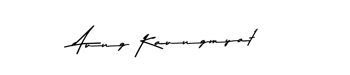 You can use this online signature creator to create a handwritten signature for the name Aung Kaungmyat. This is the best online autograph maker. Aung Kaungmyat signature style 9 images and pictures png