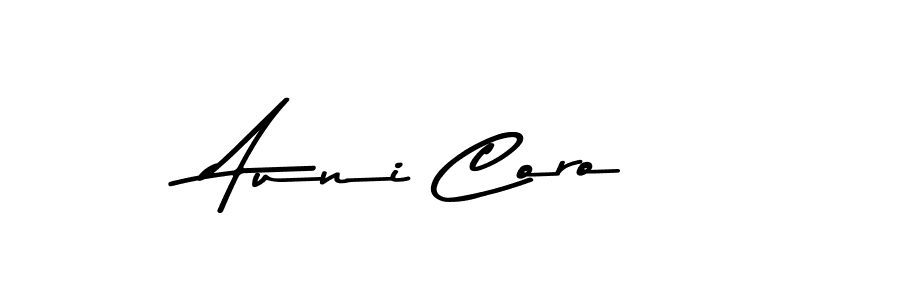 Here are the top 10 professional signature styles for the name Auni Coro. These are the best autograph styles you can use for your name. Auni Coro signature style 9 images and pictures png