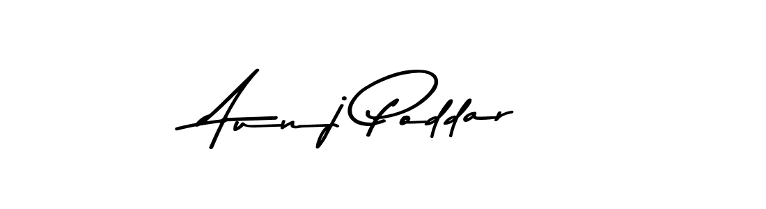 This is the best signature style for the Aunj Poddar name. Also you like these signature font (Asem Kandis PERSONAL USE). Mix name signature. Aunj Poddar signature style 9 images and pictures png