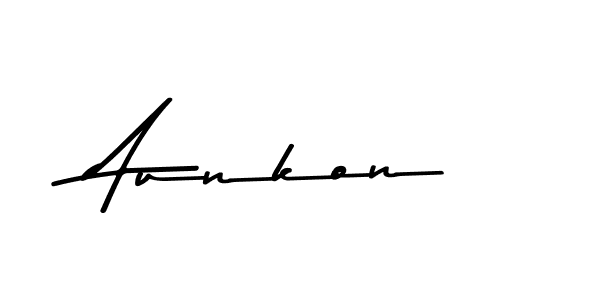 Here are the top 10 professional signature styles for the name Aunkon. These are the best autograph styles you can use for your name. Aunkon signature style 9 images and pictures png