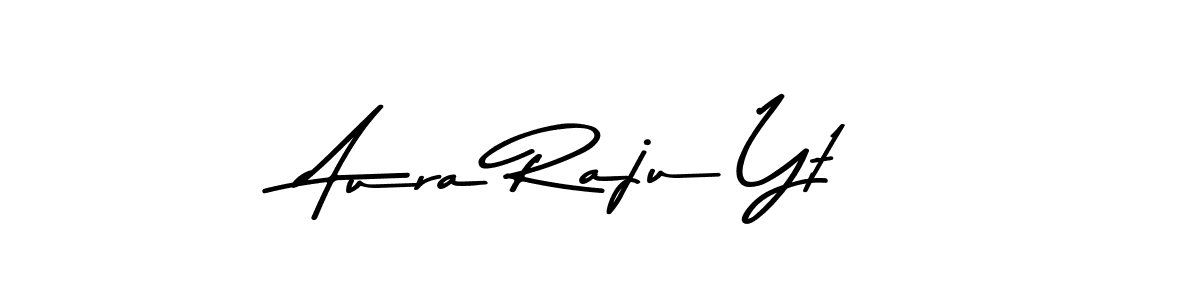 Also You can easily find your signature by using the search form. We will create Aura Raju Yt name handwritten signature images for you free of cost using Asem Kandis PERSONAL USE sign style. Aura Raju Yt signature style 9 images and pictures png