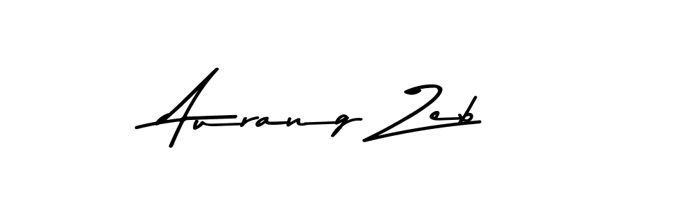 How to make Aurang Zeb name signature. Use Asem Kandis PERSONAL USE style for creating short signs online. This is the latest handwritten sign. Aurang Zeb signature style 9 images and pictures png