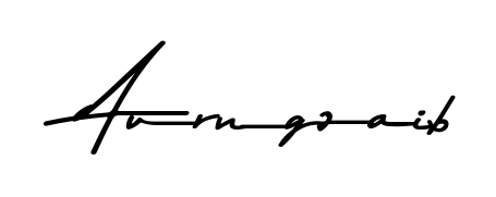 Discover how Aurngzaib looks in an executive cursive font (Asem Kandis PERSONAL USE). Perfect for legal documents, invoices, and certificates. Aurngzaib signature style 9 images and pictures png