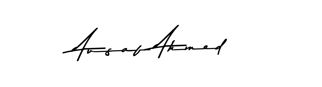 How to make Ausaf Ahmed signature? Asem Kandis PERSONAL USE is a professional autograph style. Create handwritten signature for Ausaf Ahmed name. Ausaf Ahmed signature style 9 images and pictures png