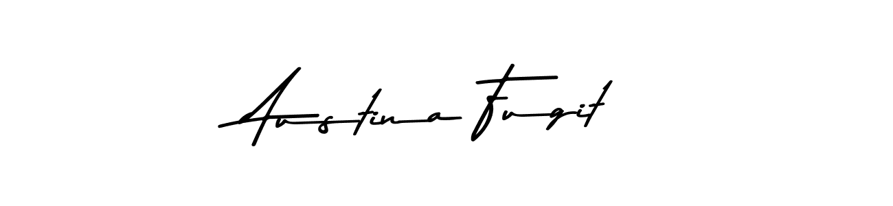 Austina Fugit stylish signature style. Best Handwritten Sign (Asem Kandis PERSONAL USE) for my name. Handwritten Signature Collection Ideas for my name Austina Fugit. Austina Fugit signature style 9 images and pictures png