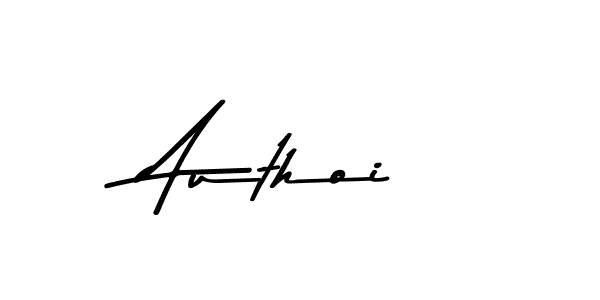 Also You can easily find your signature by using the search form. We will create Authoi name handwritten signature images for you free of cost using Asem Kandis PERSONAL USE sign style. Authoi signature style 9 images and pictures png