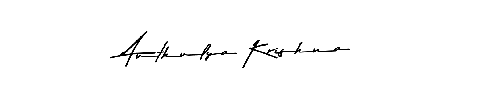 Here are the top 10 professional signature styles for the name Authulya Krishna. These are the best autograph styles you can use for your name. Authulya Krishna signature style 9 images and pictures png