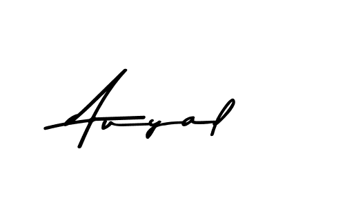 How to make Auyal name signature. Use Asem Kandis PERSONAL USE style for creating short signs online. This is the latest handwritten sign. Auyal signature style 9 images and pictures png