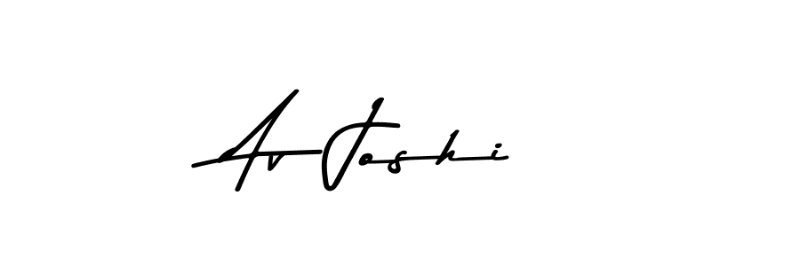 Similarly Asem Kandis PERSONAL USE is the best handwritten signature design. Signature creator online .You can use it as an online autograph creator for name Av  Joshi. Av  Joshi signature style 9 images and pictures png