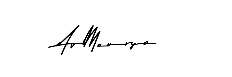 This is the best signature style for the Av Mourya name. Also you like these signature font (Asem Kandis PERSONAL USE). Mix name signature. Av Mourya signature style 9 images and pictures png