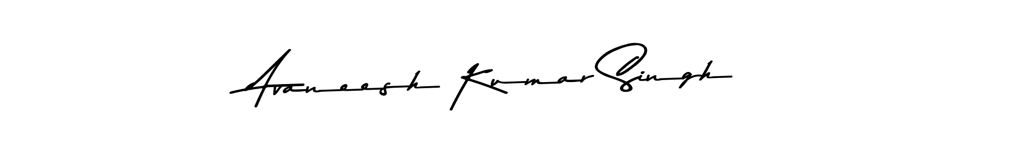 How to make Avaneesh Kumar Singh name signature. Use Asem Kandis PERSONAL USE style for creating short signs online. This is the latest handwritten sign. Avaneesh Kumar Singh signature style 9 images and pictures png