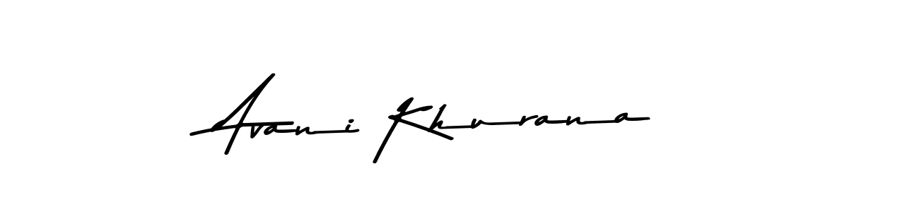 Avani Khurana stylish signature style. Best Handwritten Sign (Asem Kandis PERSONAL USE) for my name. Handwritten Signature Collection Ideas for my name Avani Khurana. Avani Khurana signature style 9 images and pictures png