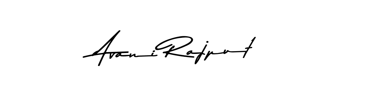 Create a beautiful signature design for name Avani Rajput. With this signature (Asem Kandis PERSONAL USE) fonts, you can make a handwritten signature for free. Avani Rajput signature style 9 images and pictures png