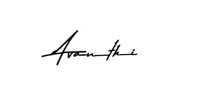 Make a beautiful signature design for name Avanthi. With this signature (Asem Kandis PERSONAL USE) style, you can create a handwritten signature for free. Avanthi signature style 9 images and pictures png