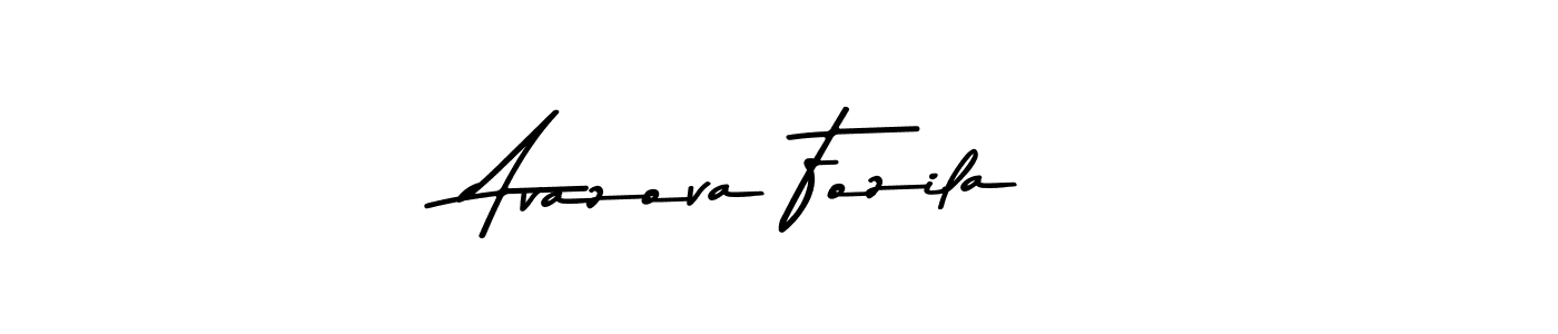 Avazova Fozila stylish signature style. Best Handwritten Sign (Asem Kandis PERSONAL USE) for my name. Handwritten Signature Collection Ideas for my name Avazova Fozila. Avazova Fozila signature style 9 images and pictures png